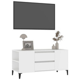 Szafka pod TV, biała, 102x44,5x50 cm, materiał drewnopochodny vidaXL