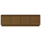 vidaXL Szafka pod TV, miodowy brąz, 156x37x45 cm, lite drewno sosnowe