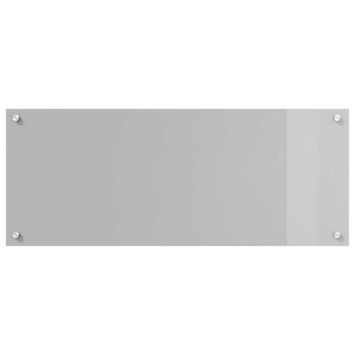 Panel kuchenny Jasnoszary 100 x 40 cm szkło hartowane