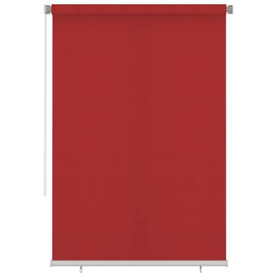 vidaXL Roleta zewnętrzna, 160x230 cm, czerwona, HDPE