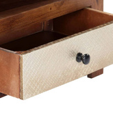 vidaXL Szafka pod TV, 90 x 30 x 40 cm, lite drewno sheesham