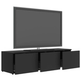 vidaXL Szafka pod TV, szara, 120x34x30 cm, materiał drewnopochodny