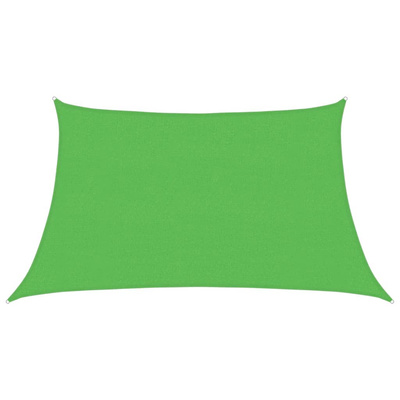 Żagiel przeciwsłoneczny, 160 g/m?, jasnozielony, 3/4x2 m, HDPE