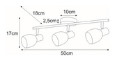 Reflektor / spot K-8001/3 z serii EMBO