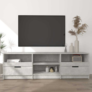 Szafka pod telewizor, szarość betonu, 150x33,5x45 cm