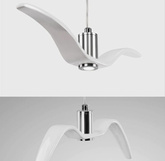 LAMPA WISZĄCA MEWA 2 BIAŁA 39cm AD195
