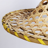 Lampa Wiszaca Kapelusz z Bambusa Abruzzo Brazil