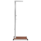 Prysznic ogrodowy z podstawą, WPC, stal nierdzewna