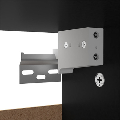 Szafka na buty, czarna, 60x35x70 cm, materiał drewnopochodny