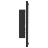 vidaXL Lustro łazienkowe LED, szare, 40x8,5x37cm, akryl