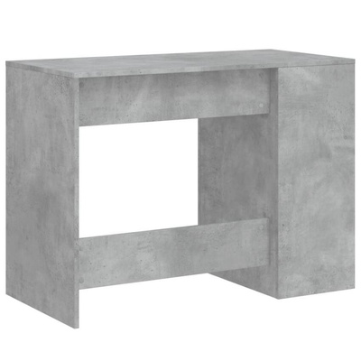vidaXL Biurko, szarość betonu, 102x50x75 cm, materiał drewnopochodny