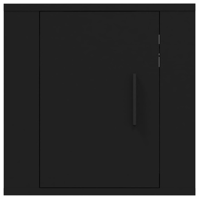 vidaXL Wiszące szafki telewizyjne, 2 szt., czarne, 40x34,5x40 cm