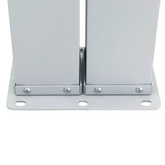 Zwijana markiza boczna, kremowa, 140 x 1000 cm