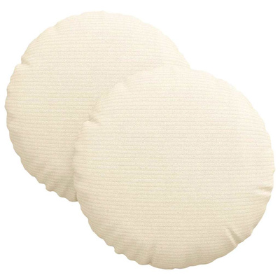 Poduszki na siedziska 2 pcs Kremowy ?30 x 13 cm