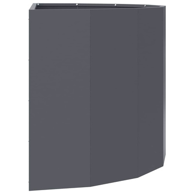 Donica Antracyt 90 x 45 x 50 cm Stal