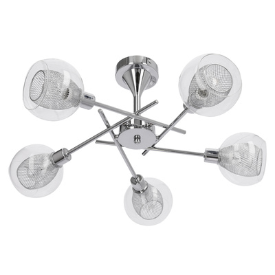Lampa sufitowa wisząca żyrandol chromowy Ozzo Candellux 35-72252