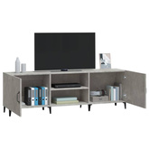 vidaXL Szafka pod TV, szarość betonu, 150x30x50 cm