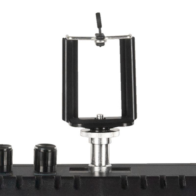 Lampa pierścieniowa Ring light 18' 48W led czarna + statyw 119781