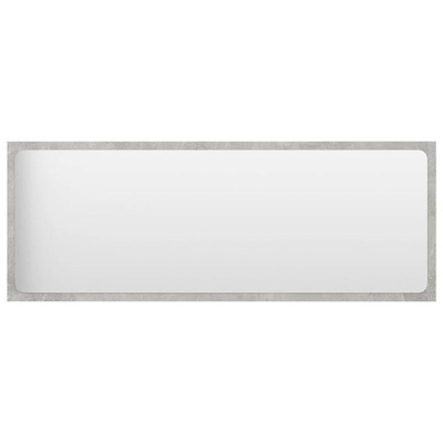 vidaXL Lustro łazienkowe, szarość betonu, 100x1,5x37 cm, płyta wiórowa