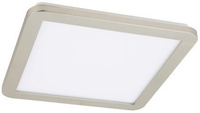 Plafon do łazienki NEXIT minimalistyczny – srebrny satynowy 30 cm – plafon z funkcją ściemniania LED 3000K 18W IP44 