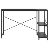vidaXL Biurko komputerowe, czarne 110x72x70 cm materiał drewnopochodny