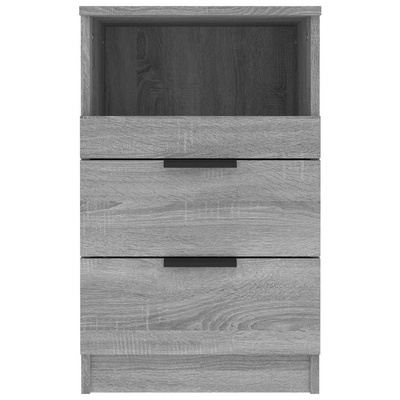 Szafki nocne 2 szt. Szary Sonoma Medium Engineered Wood