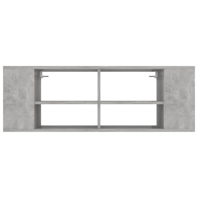 vidaXL Wisząca szafka pod TV, szarość betonu, 102x35x35 cm
