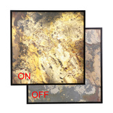 Luxan Lampa sufitowa 59x59 czarny 90w led 4000k led s. white