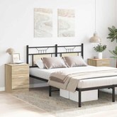 Szafki nocne, 2 szt., dąb sonoma, 38x35x56 cm