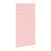 Roleta plisowana różowa 110x200 cm Szerokość tkaniny 109,4 cm