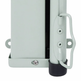 Zwijana markiza boczna na taras, 180x300 cm, szara