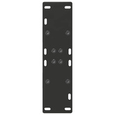 Nogi do stołu jadalnego w kształcie litery A 2 szt. Czarne 60x(72-73) cm Stal