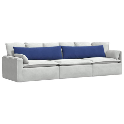 Poduszki na sofę 2 pcs Niebieski policyjny 145 x 40 cm