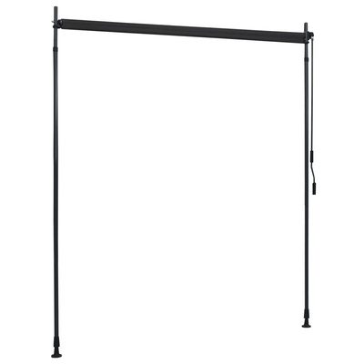 vidaXL Roleta zewnętrzna, 200x270 cm, antracytowa