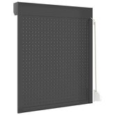 vidaXL Roleta zewnętrzna, aluminiowa, 100 x 130 cm, antracytowa