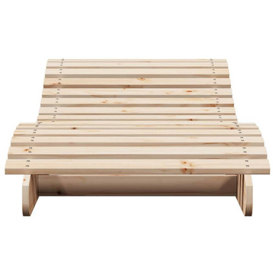 vidaXL Leżak, 205x70x31,5 cm, lite drewno sosnowe