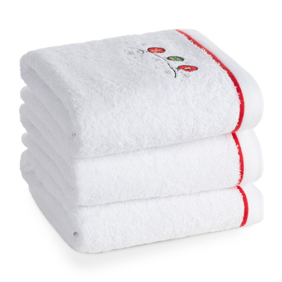 RĘCZNIK ŚWIATECZNY GERDA2 50 X 90 CM BIAŁY