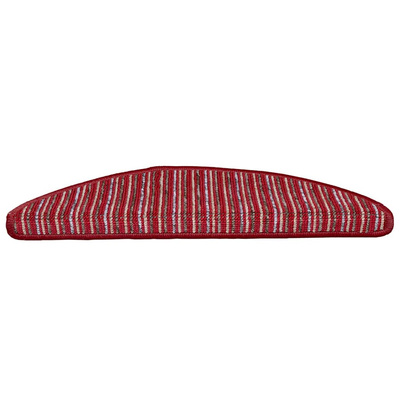 Samoprzylepne maty na schody 15 pcs Czerwony 56 x 17 x 3 cm