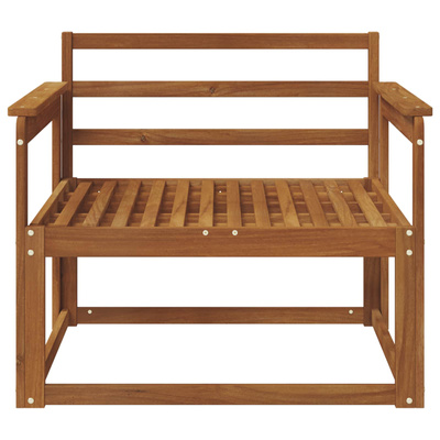 Środkowa sofa ogrodowa naturalny