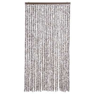 Zasłona przeciwko owadom, brąz i beż, 100x220 cm, szenil