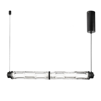 Lampa wisząca Corte szklana pozioma nad stół podwójna LED 18W 3000K