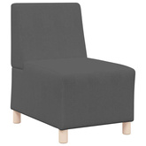 Modułowa sofa bez podłokietników 3 szt. Ciemnoszary