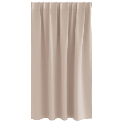 Firany blackout z kółkami 2 pcs Ciemnoszary 140 x 140 cm