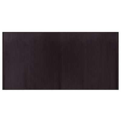 vidaXL Dywan prostokątny, ciemnobrązowy, 100x200 cm, bambusowy