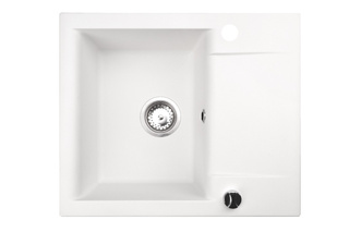 Zlewozmywak Luna 59/01 biały arktyczny