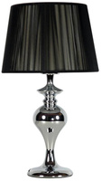Lampka nocna Gillenia srebrno-miedziana z abażurem E27 1x60W