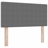 Zagłówek Jasnoszary 100 cm Tkanina sztruksowa