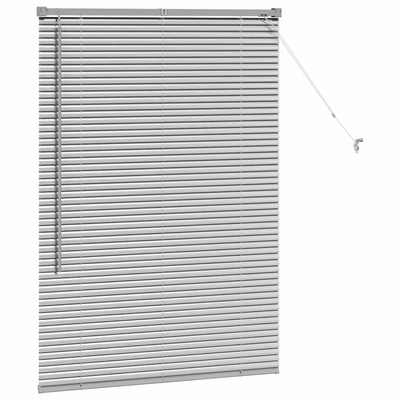 Żaluzje weneckie Srebrny 130 x 95 cm Aluminium