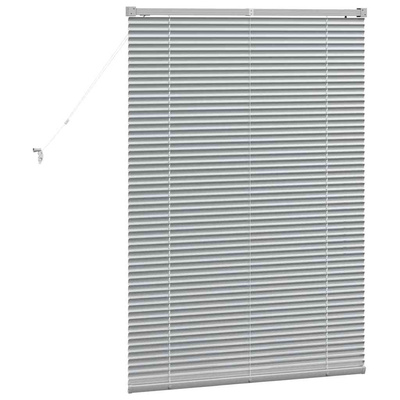 Żaluzje weneckie Srebrny 130 x 85 cm Aluminium