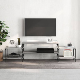 vidaXL Szafka pod TV, szary dąb sonoma, 197x35x52 cm
